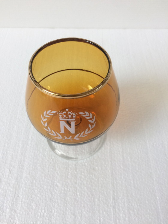 Image 1 of Set van 6 Antieke Cognac Glazen