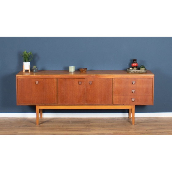 Image 1 of Vintage teakhouten dressoir, jaren 1960