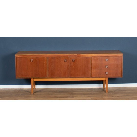 Image 1 of Vintage teakhouten dressoir, jaren 1960