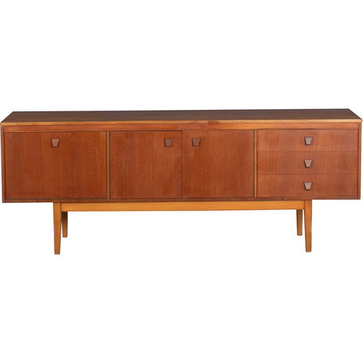 Vintage teakhouten dressoir, jaren 1960