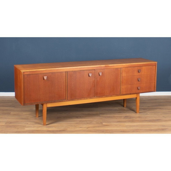 Image 1 of Vintage teakhouten dressoir, jaren 1960