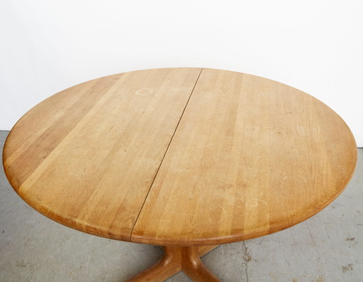 Deense Mid Century Eiken Eettafel