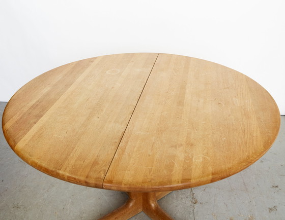 Image 1 of Deense Mid Century Eiken Eettafel