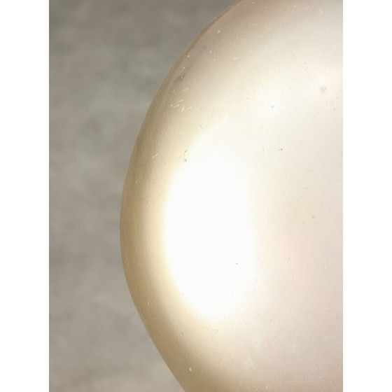 Image 1 of Mid Century Italiaanse tafel lamp van koper en aluminium