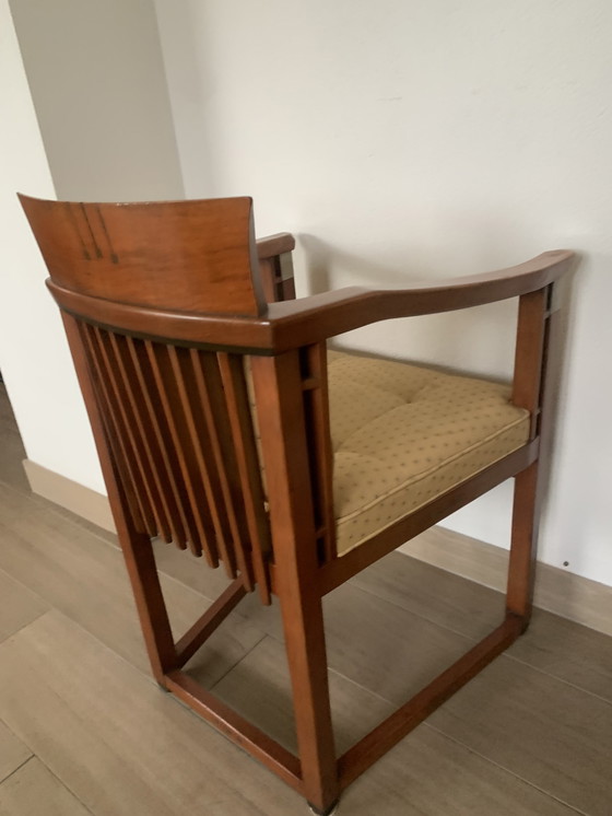 Image 1 of 2 Stuks Schuitema Art Deco Eetkamerstoelen Met Armleuning 