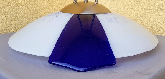 Image 1 of Glazen hanglamp, uniek