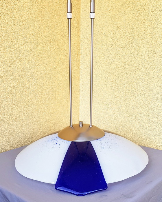 Image 1 of Glazen hanglamp, uniek