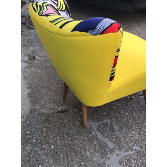 Image 1 of Vintage Cocktail Stoel Met Marilyn Monroe Foto 1950