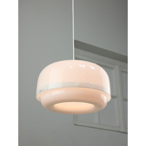 Image 1 of Vintage messing hanglamp van Luigi Massoni voor Guzzini, Italië 1970
