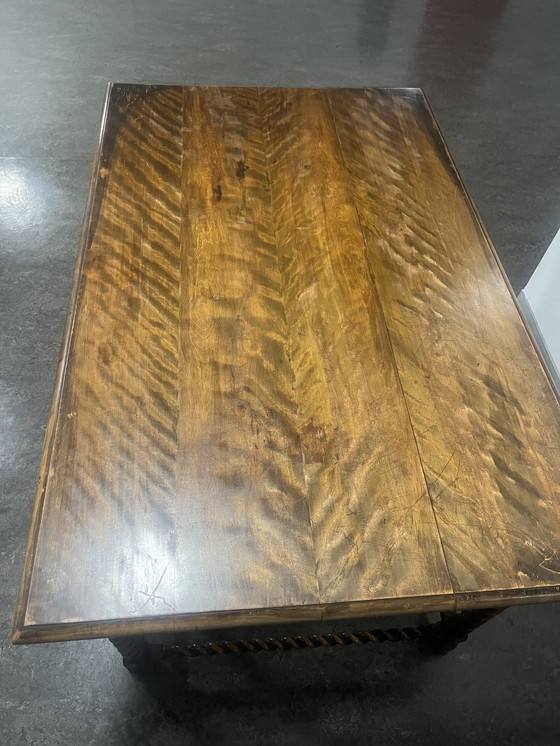 Image 1 of Authentiek Houten Tafel