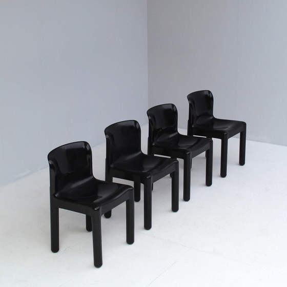 Image 1 of 4x Kartell Model 4875 stoelen van Carlo Bartoli