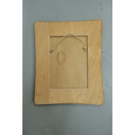 Image 1 of Vintage teakhouten spiegel, Zweden 1960