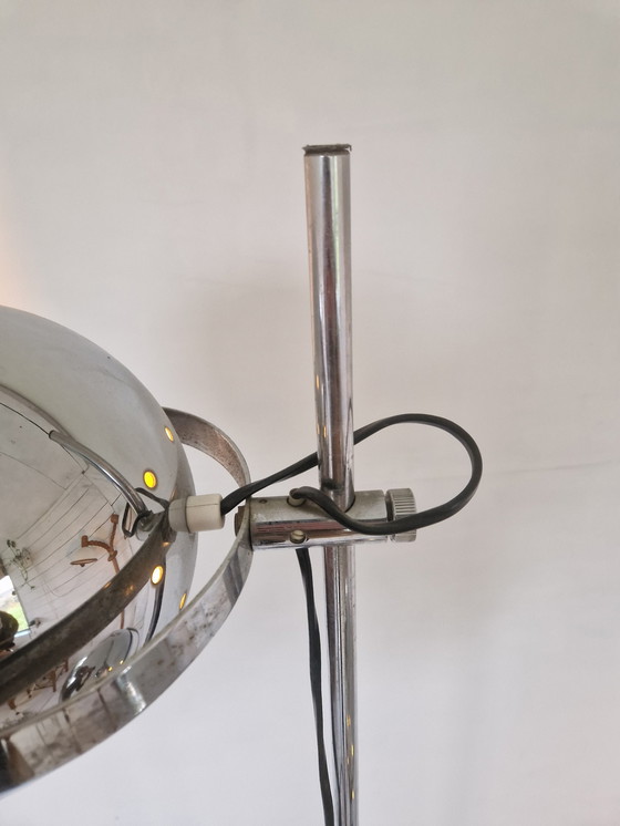 Image 1 of Herda Space Age Chromen Bollenlamp 