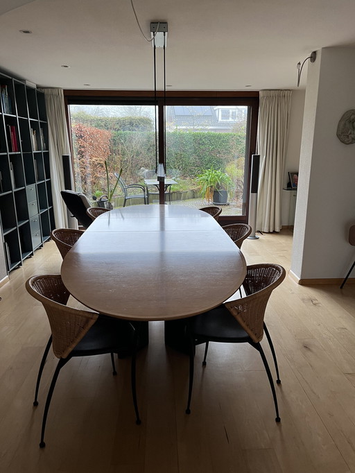 Prachtige, Ovale Tafel Van 2 Meter 40 Lang