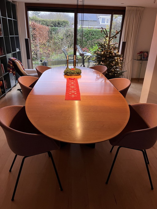 Prachtige, Ovale Tafel Van 2 Meter 40 Lang