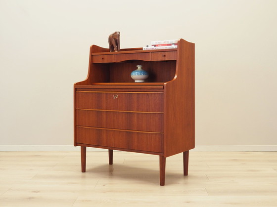 Image 1 of Teakhouten secretaire, Deens ontwerp, 1970S, Productie: Denemarken