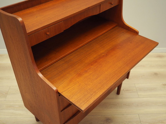 Image 1 of Teakhouten secretaire, Deens ontwerp, 1970S, Productie: Denemarken