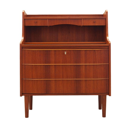 Image 1 of Teakhouten secretaire, Deens ontwerp, 1970S, Productie: Denemarken