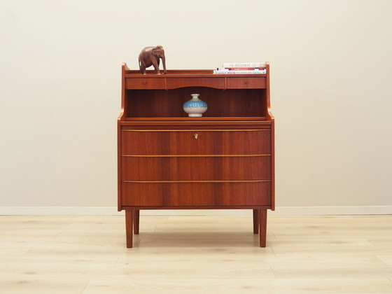 Image 1 of Teakhouten secretaire, Deens ontwerp, 1970S, Productie: Denemarken