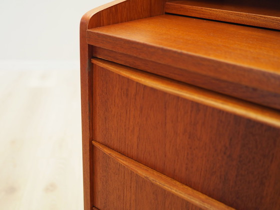 Image 1 of Teakhouten secretaire, Deens ontwerp, 1970S, Productie: Denemarken