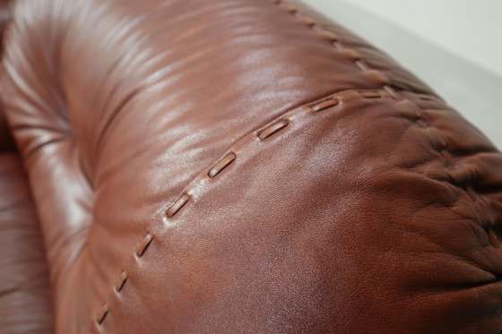 Image 1 of Sapporo Leather Armchairs By Mobil Girgi, Italy 1970'S