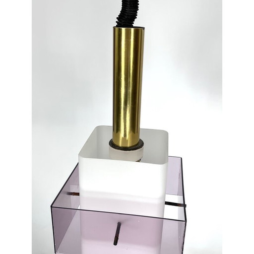 Mid-century hanglamp van Stilux Milano, Italië 1960