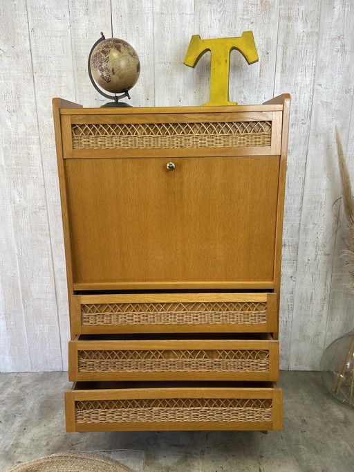 Vintage houten bureau