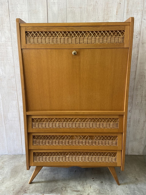 Vintage houten bureau