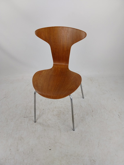 1 X Arne Jacobsen Mosquito Stoel Voor Fritz Hansen 1960'S 