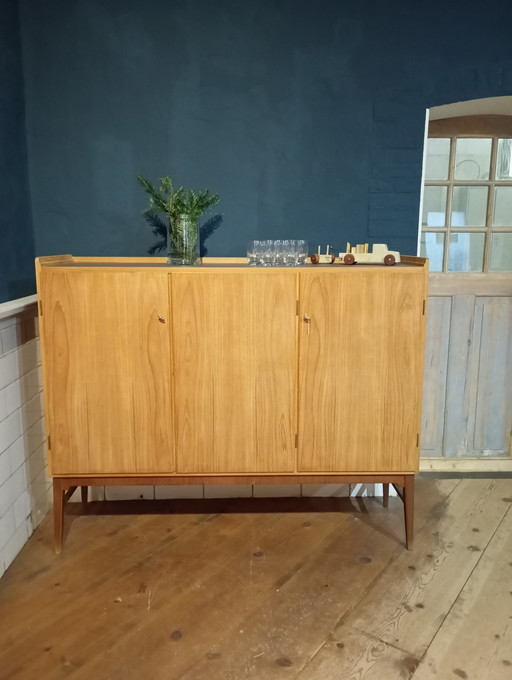 Mid Century Highboard Teak *Gerestaureerd*