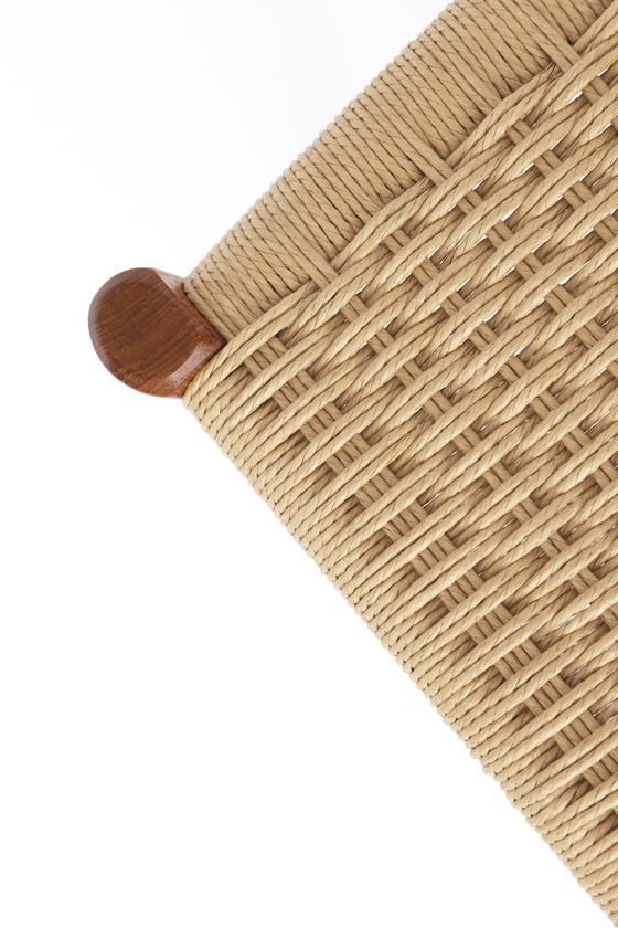 Image 1 of 1 Van 2 Niels Moller Poef Teak 1950S Vintage