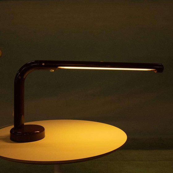 Image 1 of Vintage design Zweedse bureaulamp Bruin, Anders Pehrson