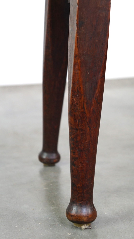 Image 1 of Eikenhouten kruk/ stool