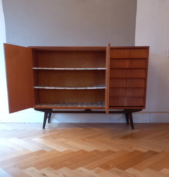 Image 1 of Mid-Century Highboard Teak