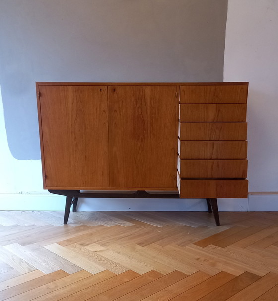 Image 1 of Mid-Century Highboard Teak