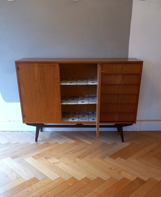 Image 1 of Mid-Century Highboard Teak