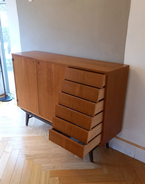 Image 1 of Mid-Century Highboard Teak