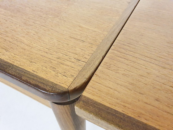 Image 1 of Teakhouten uitschuifbare eettafel model TT23 van Pastoe jaren 60