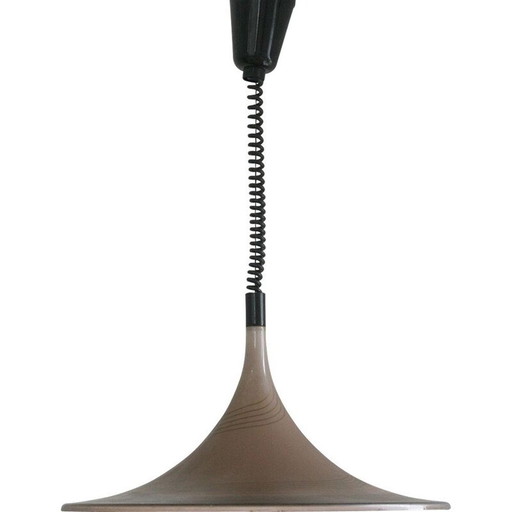 Vintage trompet hanglamp van Meblo, 1970
