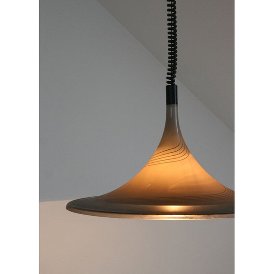 Image 1 of Vintage trompet hanglamp van Meblo, 1970