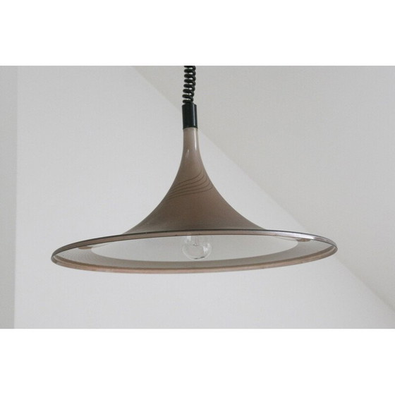 Image 1 of Vintage trompet hanglamp van Meblo, 1970