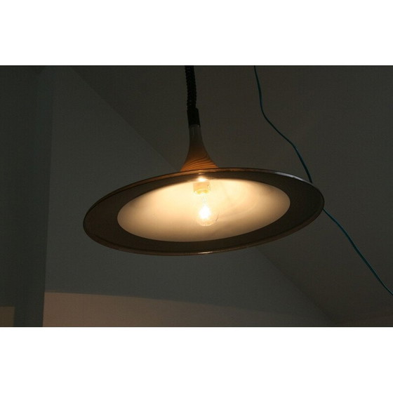 Image 1 of Vintage trompet hanglamp van Meblo, 1970
