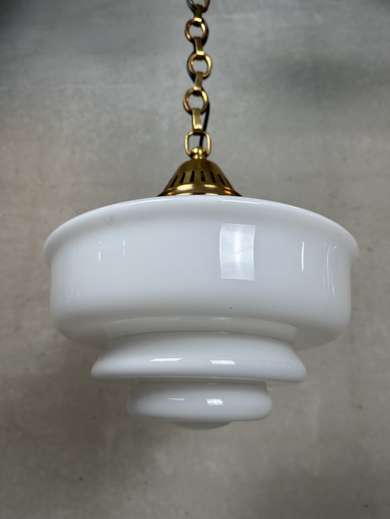 Image 1 of Art deco opaline hanglamp