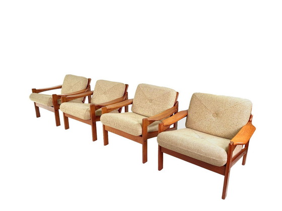 Image 1 of Zeldzame Vintage Deense Design Fauteuil Van Niels Bach, 1960S