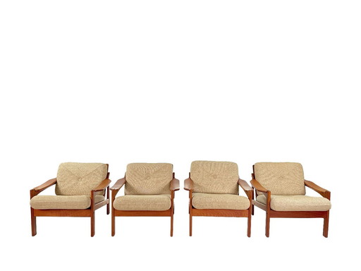 Zeldzame Vintage Deense Design Fauteuil Van Niels Bach, 1960S