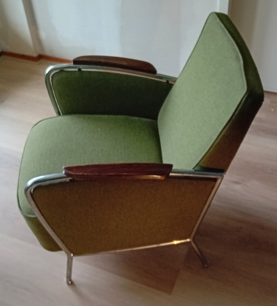 Image 1 of 2z Vintage Fauteuils + 2x Vintage Stoelen