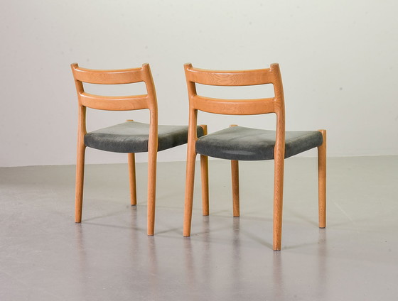 Image 1 of 4 Niels Otto Moller Eetkamerstoelen Model 84