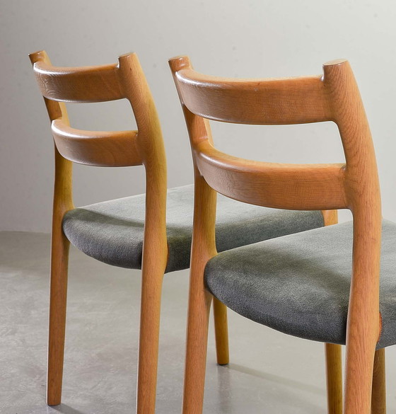 Image 1 of 4 Niels Otto Moller Eetkamerstoelen Model 84