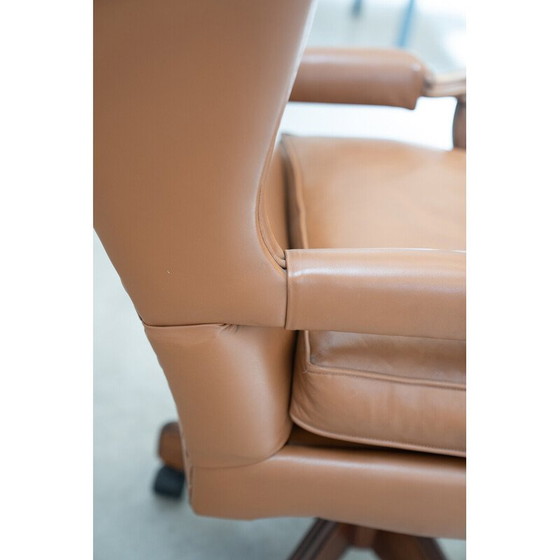 Image 1 of Vintage fior leren bureaustoel, 1980