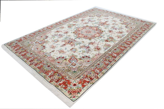 Image 1 of Origineel handgeknoopt Perzisch Tapijt Tabriz 304 X 202 Cm Nieuw, Ongebruikt